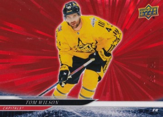 24-25 UD Extended - Tom WILSON č. 682 All-Star Outburst Red x/25