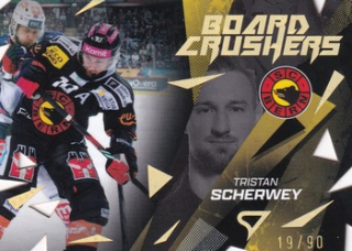 24-25 NLA - Tristan SCHERWEY č. BC-15 Board Crushers Gold Die-Cut x/90