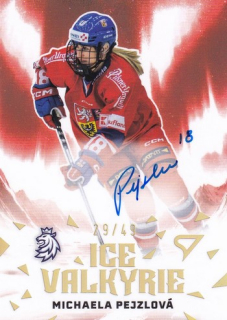 2025 Hokejové Česko - Michaela PEJZLOVÁ č. IVS-MP Ice Valkyrie Auto 29/49