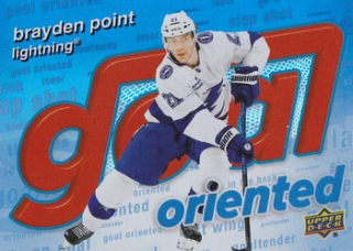 25-26 UD S1 - Brayden POINT č. GO-13 Goal Oriented