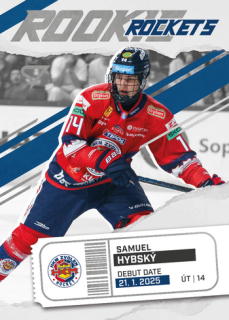 25-26 TIPSPORT LIGA - Samuel HYBSKÝ č. RR-03 Rookie Rockets