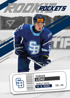 25-26 TIPSPORT LIGA - Fabian LIČKO č. RR-07 Rookie Rockets